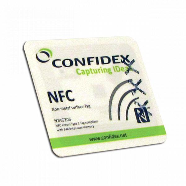 AcuTag Sticker MDM NFC White